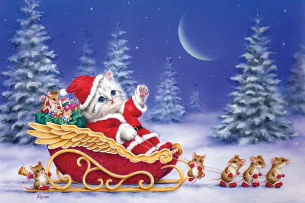 Santa And The Helpers