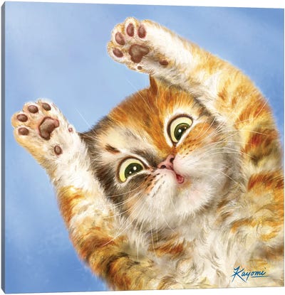 365 Days Of Cats: 55 Canvas Art Print - Kayomi Harai
