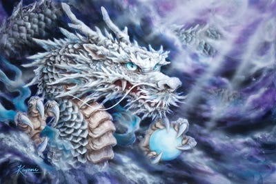 Silver Dragon by Kayomi Harai acrylic art print