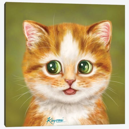 365 Days Of Cats: 57 Canvas Print #KYI29} by Kayomi Harai Canvas Artwork