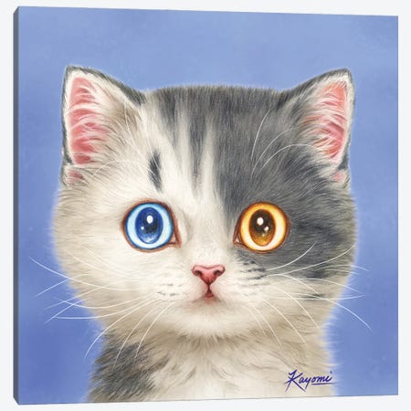 365 Days Of Cats: 2 Canvas Print #KYI2} by Kayomi Harai Canvas Art