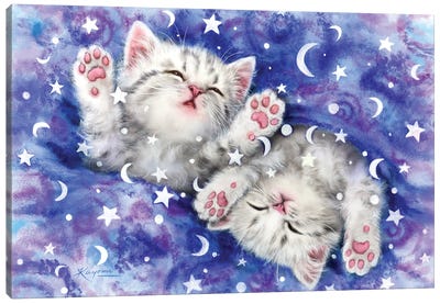 Slumber Night Canvas Art Print - Kayomi Harai