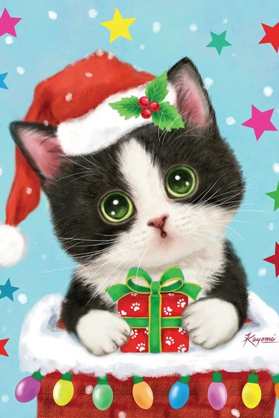 Tuxedo Cats: Tuxedo Cat In Chimney by Kayomi Harai