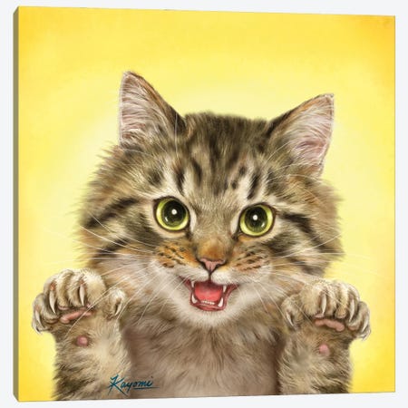 365 Days Of Cats: 66 Canvas Print #KYI32} by Kayomi Harai Canvas Art Print