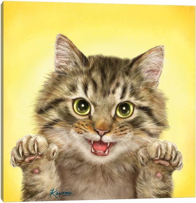 365 Days Of Cats: 66 Canvas Art Print - Kitten Art
