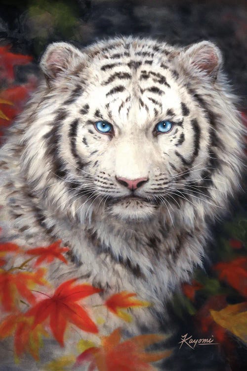 White Tiger Autumn by Kayomi Harai wall art