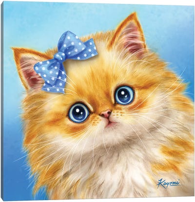 365 Days Of Cats: 69 Canvas Art Print - Kitten Art