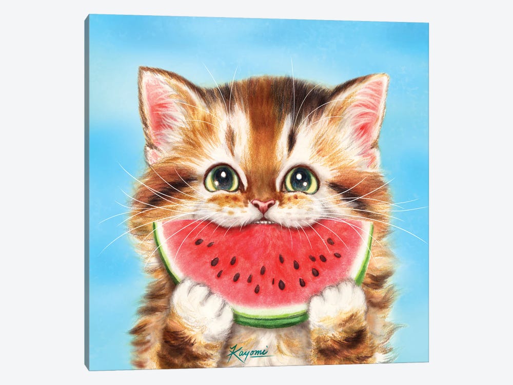 365 Days Of Cats: 78 by Kayomi Harai 1-piece Canvas Art