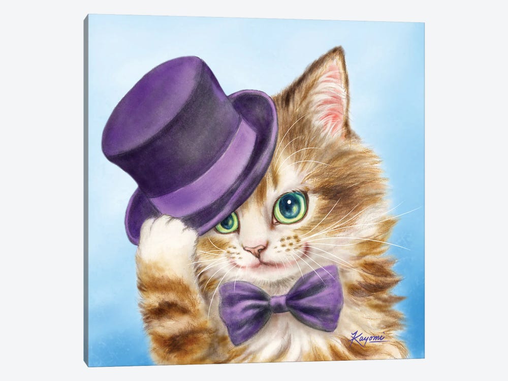 365 Days Of Cats: 84 by Kayomi Harai 1-piece Canvas Art