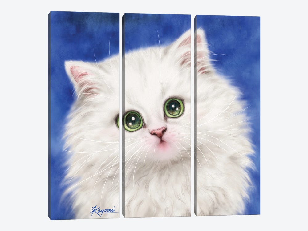 365 Days Of Cats: 93 by Kayomi Harai 3-piece Canvas Artwork