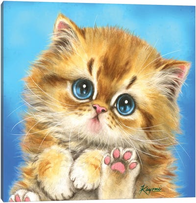 365 Days Of Cats: 114 Canvas Art Print - Kayomi Harai