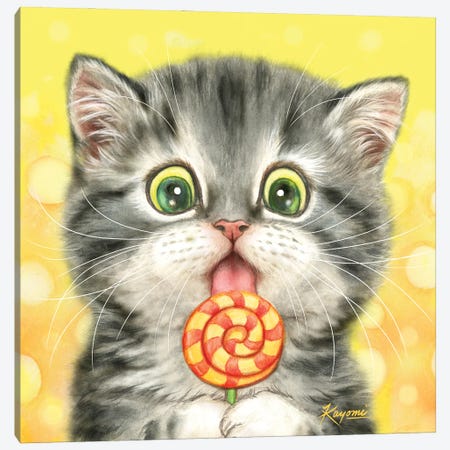 365 Days Of Cats: 115 Canvas Print #KYI48} by Kayomi Harai Canvas Art