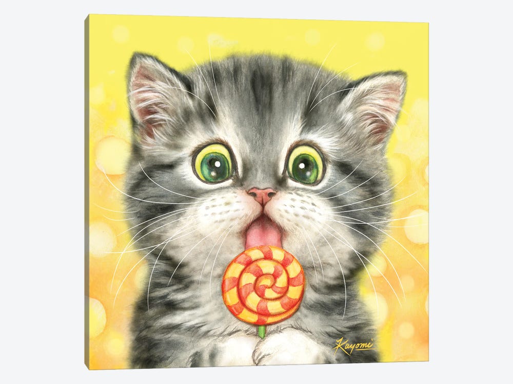 365 Days Of Cats: 115 by Kayomi Harai 1-piece Canvas Print