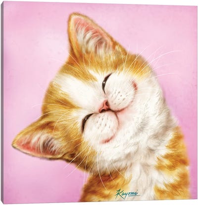 365 Days Of Cats: 124 Canvas Art Print - Kayomi Harai