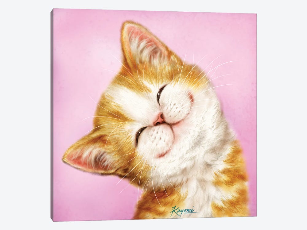 365 Days Of Cats: 124 by Kayomi Harai 1-piece Canvas Art Print