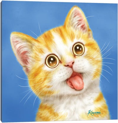 365 Days Of Cats: 145 Canvas Art Print - Kayomi Harai