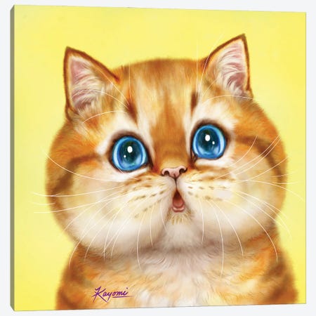 365 Days Of Cats: 157 Canvas Print #KYI58} by Kayomi Harai Art Print