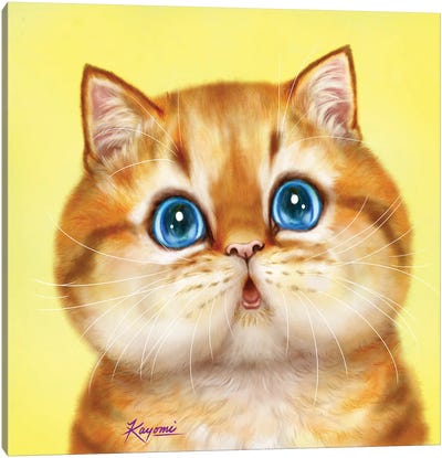 365 Days Of Cats: 157 Canvas Art Print - Kayomi Harai