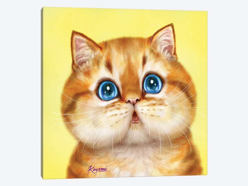 365 Days Of Cats: 157 by Kayomi Harai 1-piece Canvas Artwork