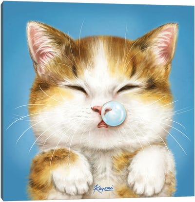 365 Days Of Cats: 169 Canvas Art Print - Kayomi Harai