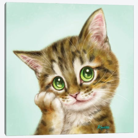 365 Days Of Cats: 179 Canvas Print #KYI66} by Kayomi Harai Art Print