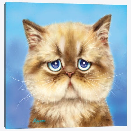 365 Days Of Cats: 186 Canvas Print #KYI67} by Kayomi Harai Canvas Print