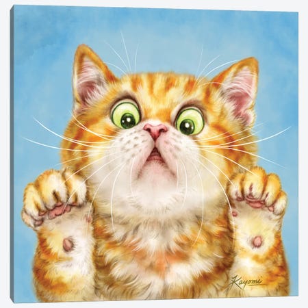 365 Days Of Cats: 206 Canvas Print #KYI70} by Kayomi Harai Canvas Print