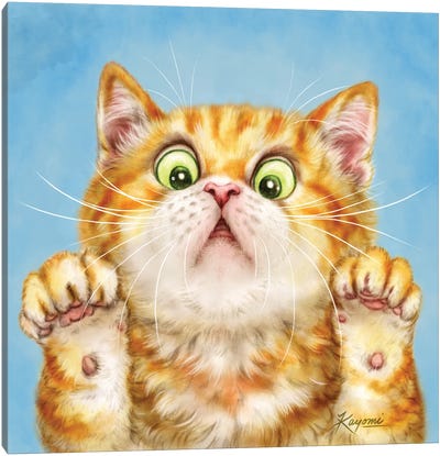 365 Days Of Cats: 206 Canvas Art Print - Kayomi Harai