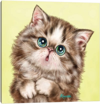 365 Days Of Cats: 212 Canvas Art Print - Kayomi Harai