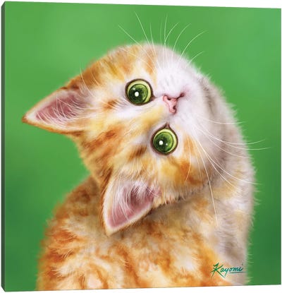 365 Days Of Cats: 217 Canvas Art Print - Kitten Art