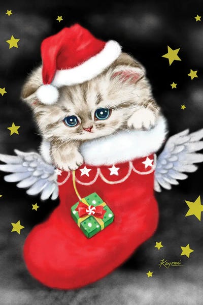 Christmas Animals: Angel Santa I by Kayomi Harai