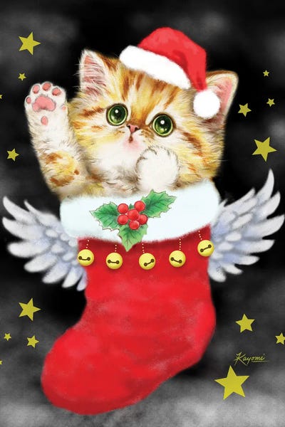 Christmas Animals: Angel Santa II by Kayomi Harai