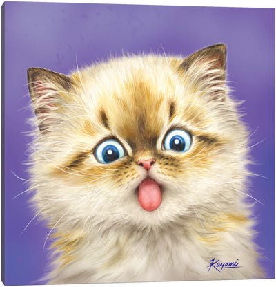 365 Days Of Cats: 8 Canvas Art Print - Kayomi Harai