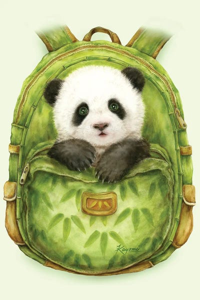 Pandas: Backpack Panda by Kayomi Harai