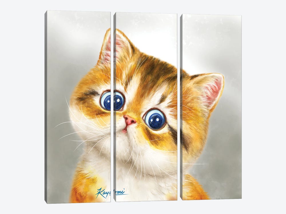 365 Days Of Cats: 12 by Kayomi Harai 3-piece Canvas Art