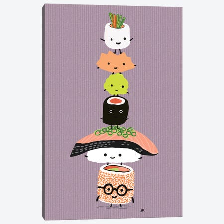 Sushi Stack II Canvas Print #KYJ98} by Jenn Kay Canvas Artwork
