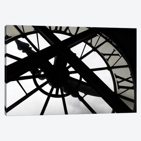Clock In Zoom, Musee d'Orsay, Paris, Ile-de-France, France Canvas Print #KYM1} by Kymri Wilt Canvas Art