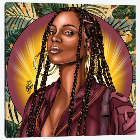 Beyoncé Canvas Print #KYN10} by Kaylin Taraska Canvas Art