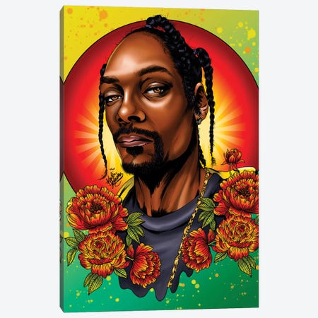 Snoop Dogg Canvas Print #KYN9} by Kaylin Taraska Canvas Print
