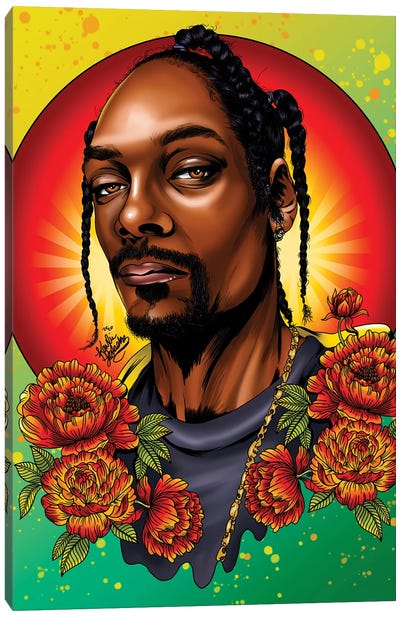 Snoop Dogg Canvas Art Print - Kaylin Taraska