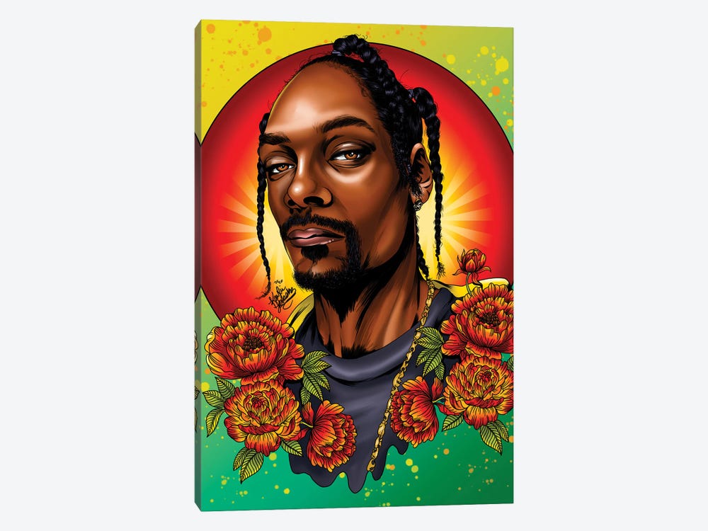 Snoop Dogg by Kaylin Taraska 1-piece Canvas Art