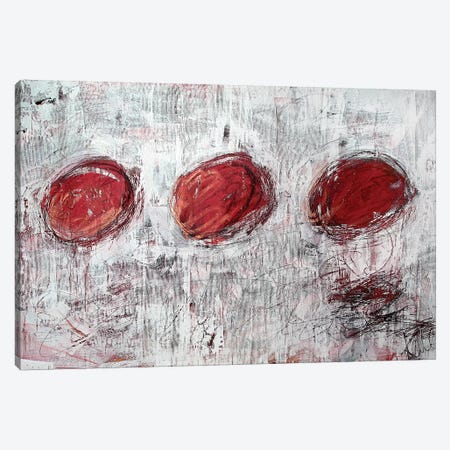 Red Circles Canvas Print #KYO106} by Kent Youngstrom Canvas Print