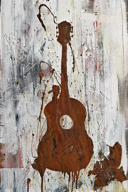 Rusty Guitar  by Kent Youngstrom wall art