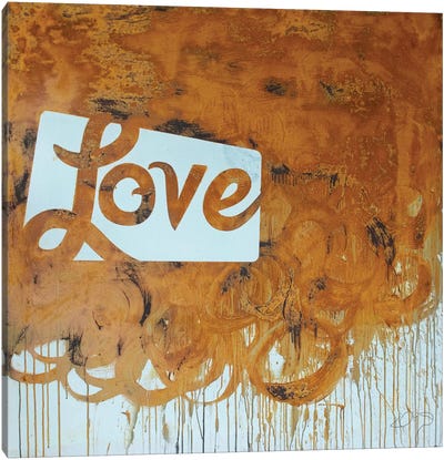 Rusty Love Canvas Art Print - Kent Youngstrom
