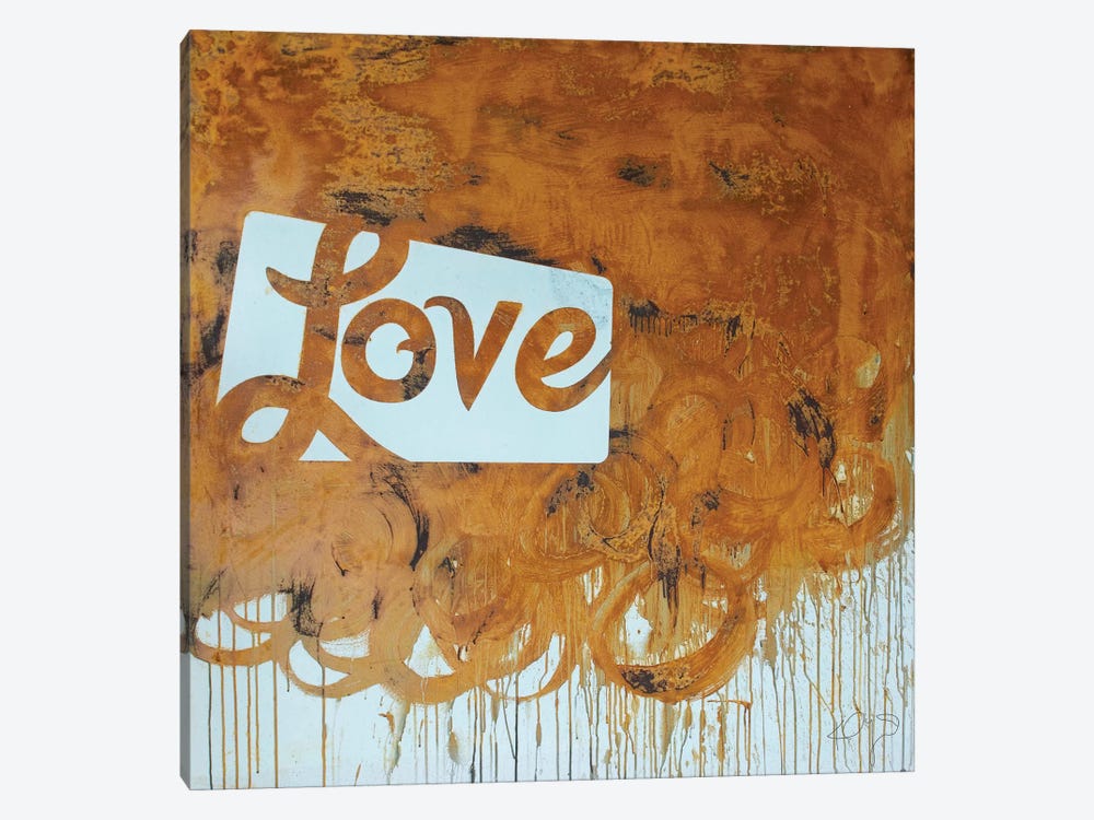 Rusty Love by Kent Youngstrom 1-piece Canvas Print