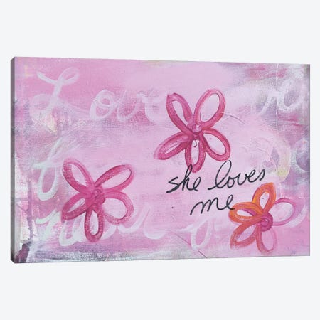 She Loves Me I Canvas Print #KYO113} by Kent Youngstrom Art Print