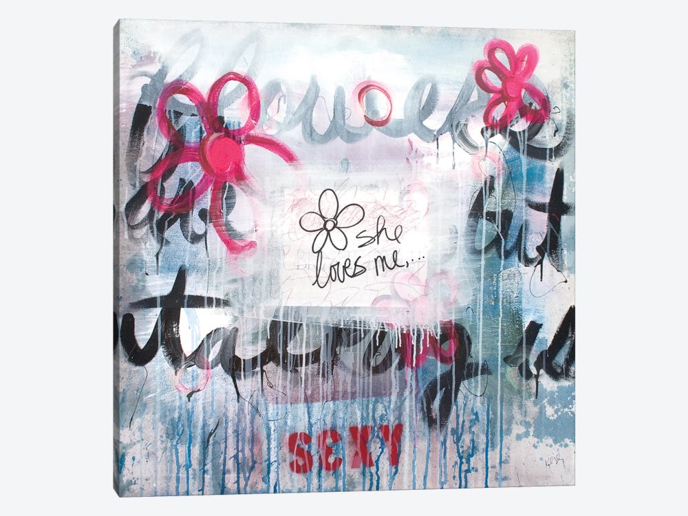 She Loves Me III 1-piece Canvas Artwork
