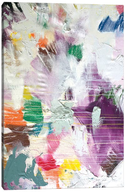 Texture X Canvas Art Print - Purple Passion