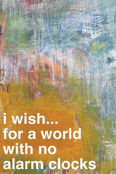 No Alarm Clocks II by Kent Youngstrom framed canvas print