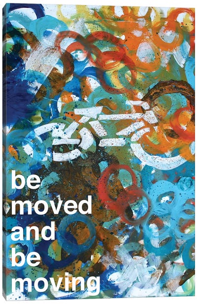 Be Moved II Canvas Art Print - Bicycle Art